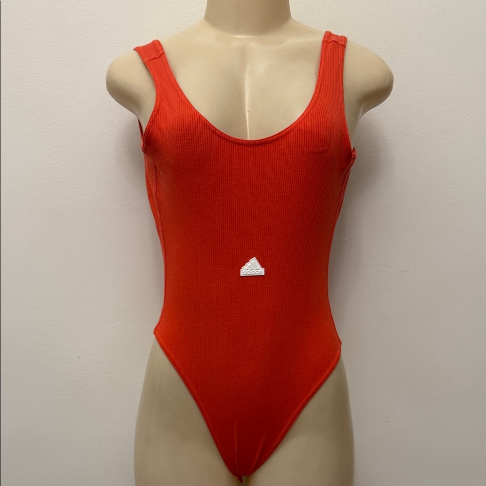 Adidas Bodysuit Vibrant Orange Tank